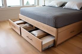 Wooden Storage Bed 